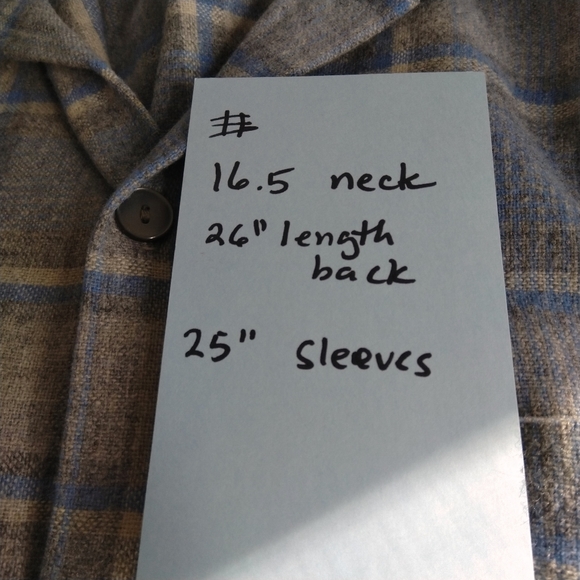 Vintage 40s RS Apparel Wool Shirt 16.5 neck - Picture 5 of 7